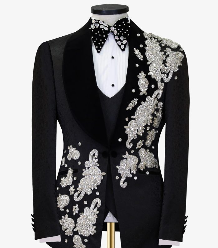 Midnight Royale Black Crystal Tuxedo