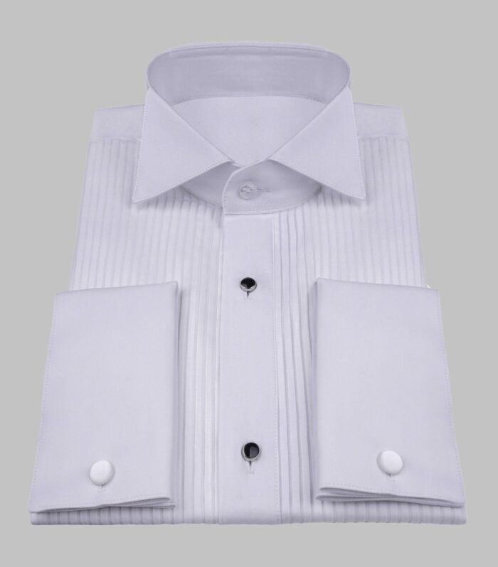 Arctic Crest Cotton Tuxedo Shirt