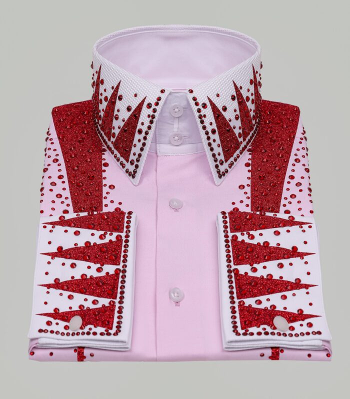 Rosé Inferno Crest Cotton Shirt