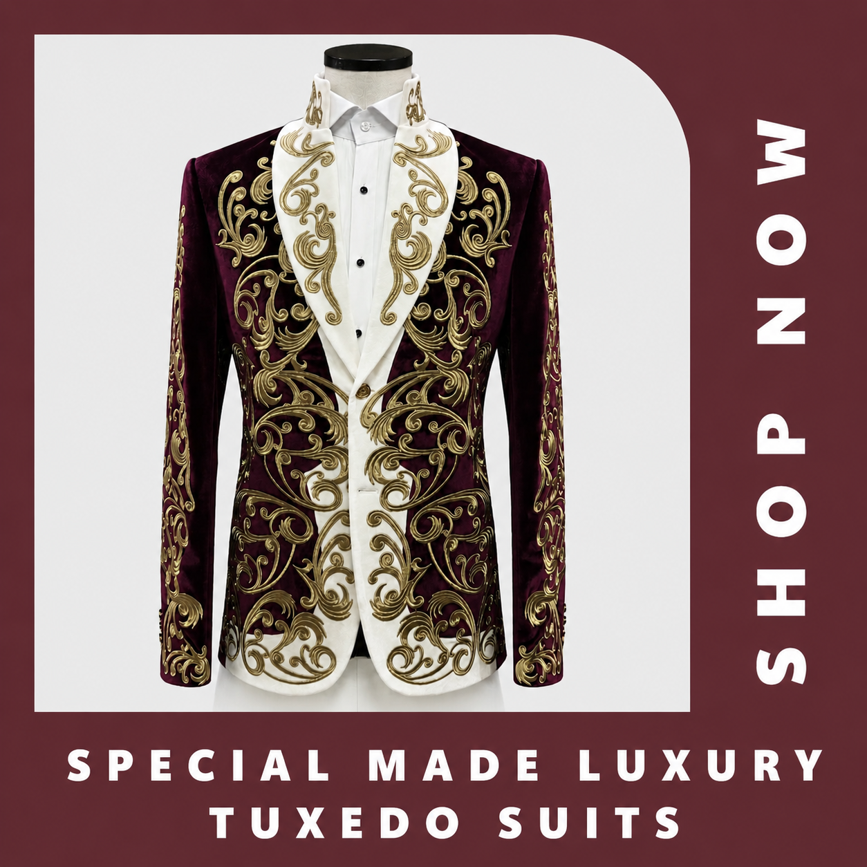 SPECIAL MADE LUXURY TUXEDO SUITS